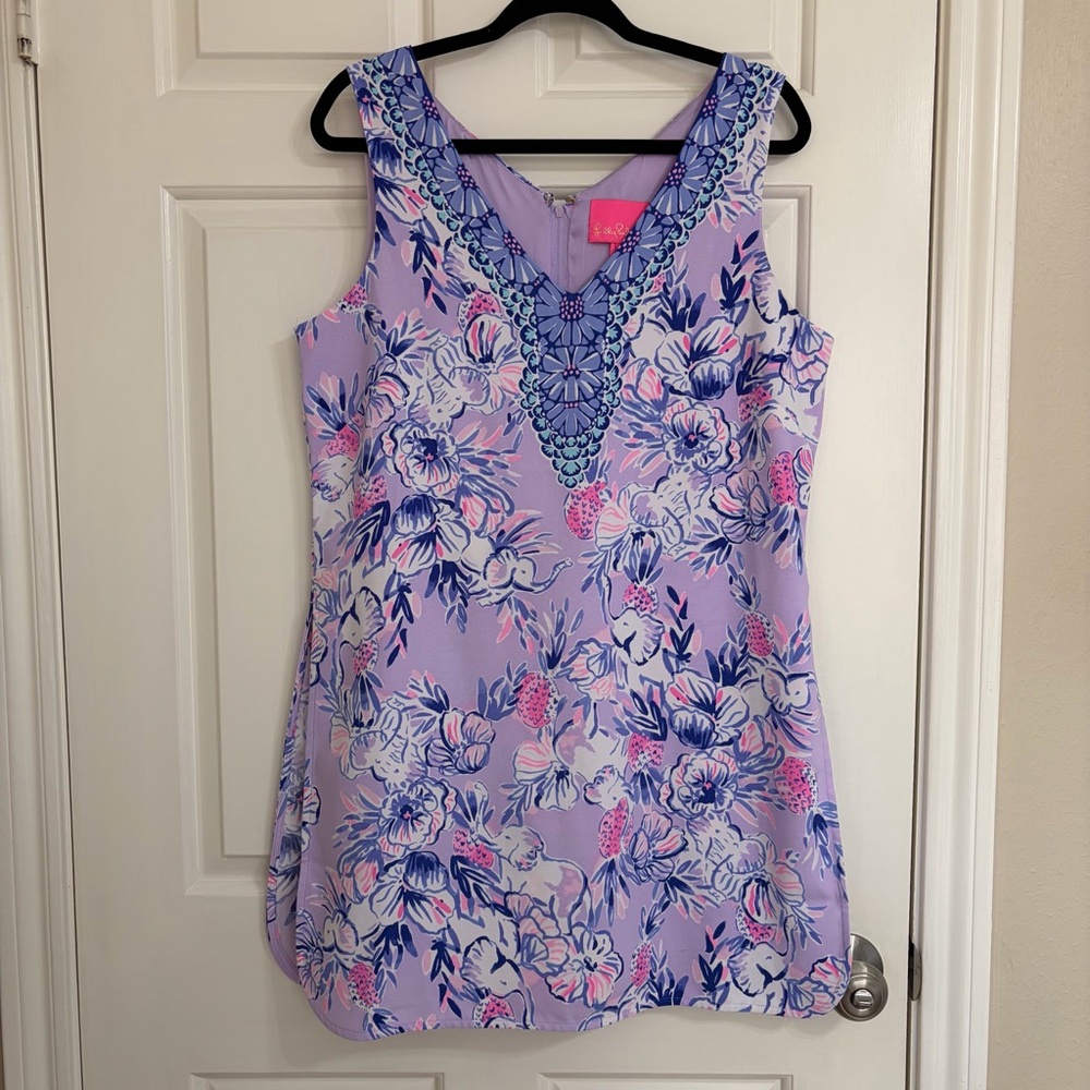 Like New Lilly Pulitzer Ronnie Romper Trunks in the Air